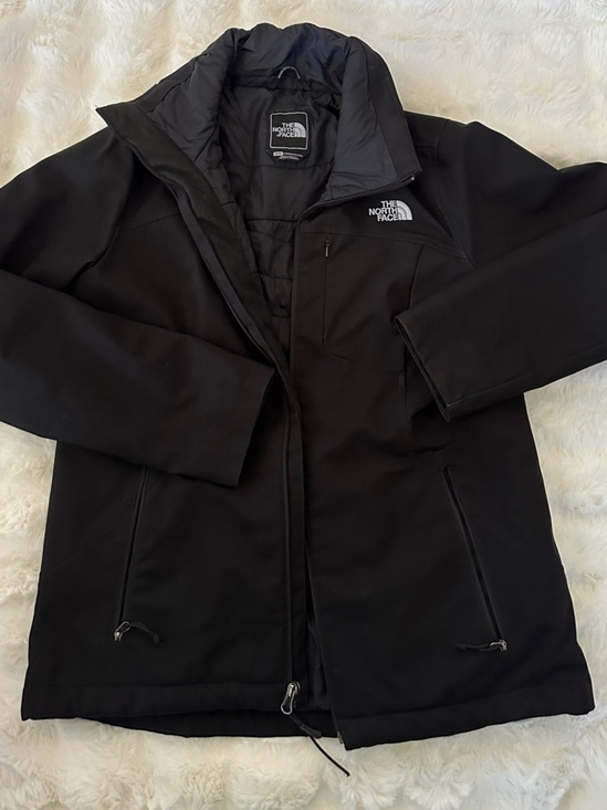 The North Face Jackets & Blazers - The North Face Black Softshell Jacket with Quilted Inner